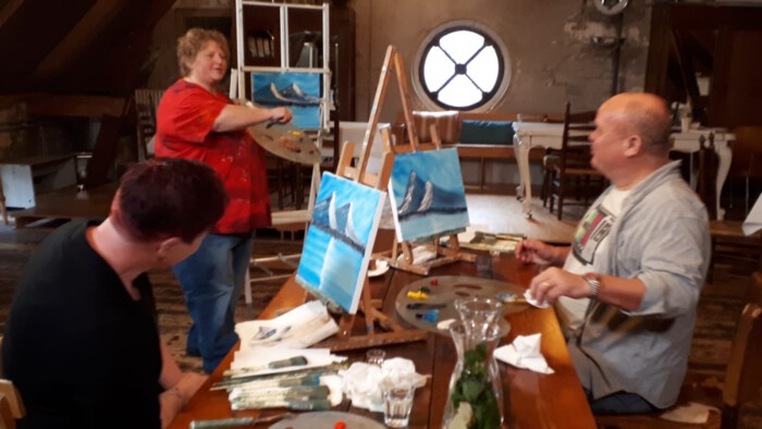 Schilderworkshop Bob Ross