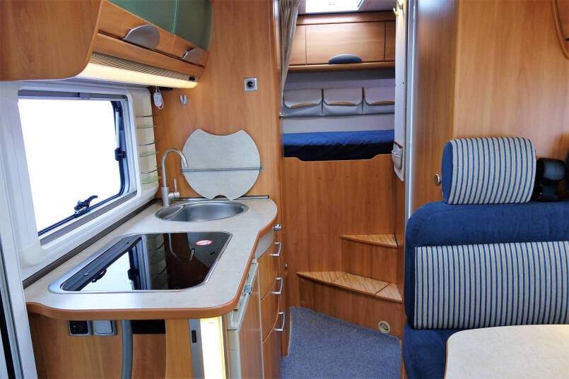 Hymer B 504 SL compacte integraal, garage 22