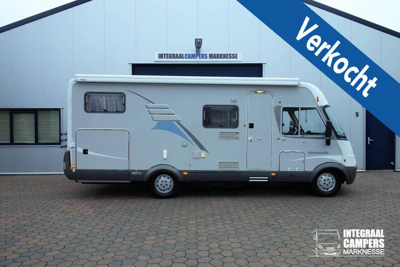 Hymer B 674 G L-zit, enkele bedden, garage, Oyster 85 0