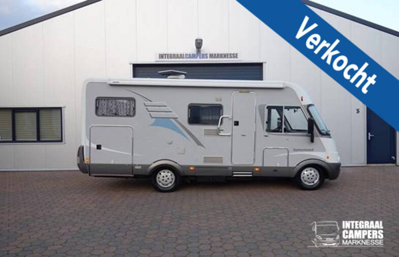 Hymer B 514 G compacte 4 pers. camper met garage