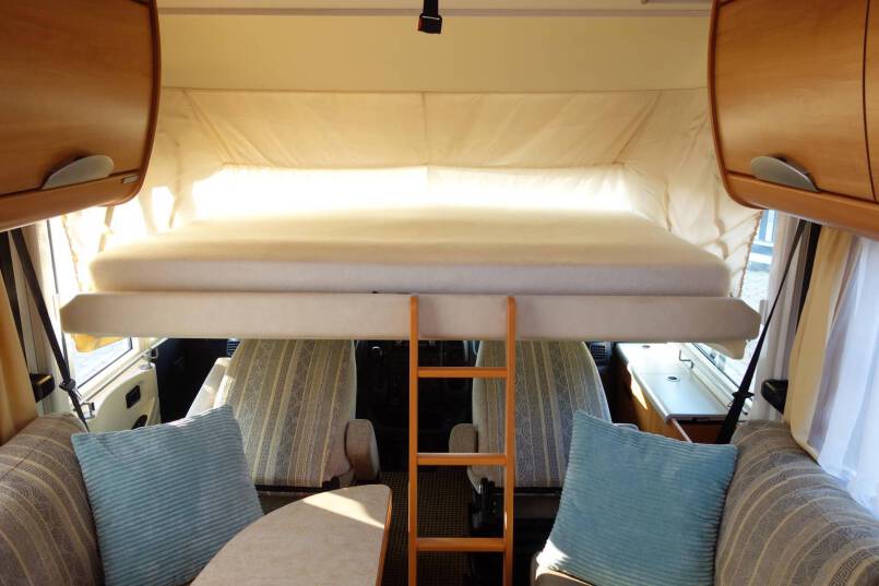 Hymer 654 fransbed, airco, Oyster 85 39