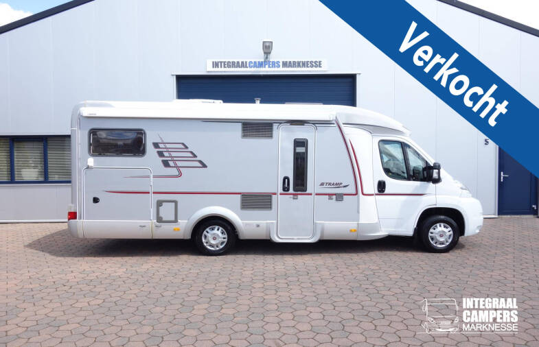 Hymer T 664 SL 131 pk, hoekkeuken, garage, L-zit