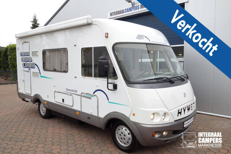 Hymer  B 584 compacte 3 pers. met een ruime barzit indeling 0