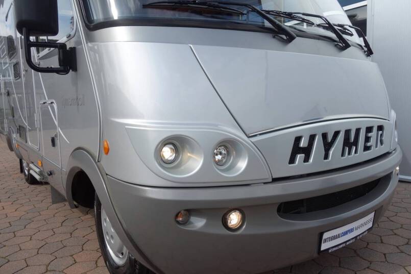 Hymer B 514 G Elegance zilver, compacte 4 pers. camper met HPC levelsysteem 9