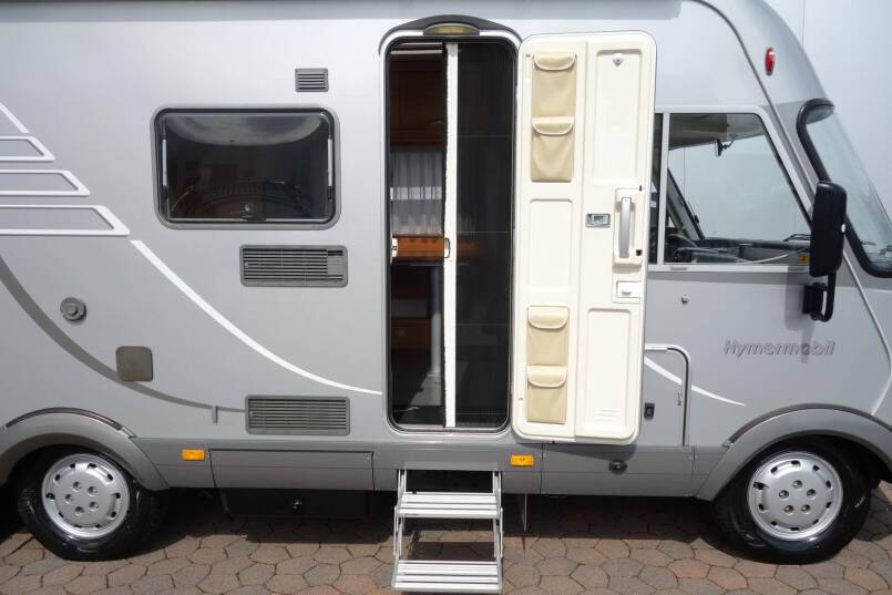Hymer B 514 G Elegance zilver, compacte 4 pers. camper met HPC levelsysteem 16