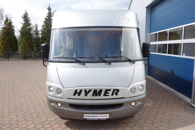 Hymer B 514 G Elegance zilver, compacte 4 pers. camper met HPC levelsysteem 1