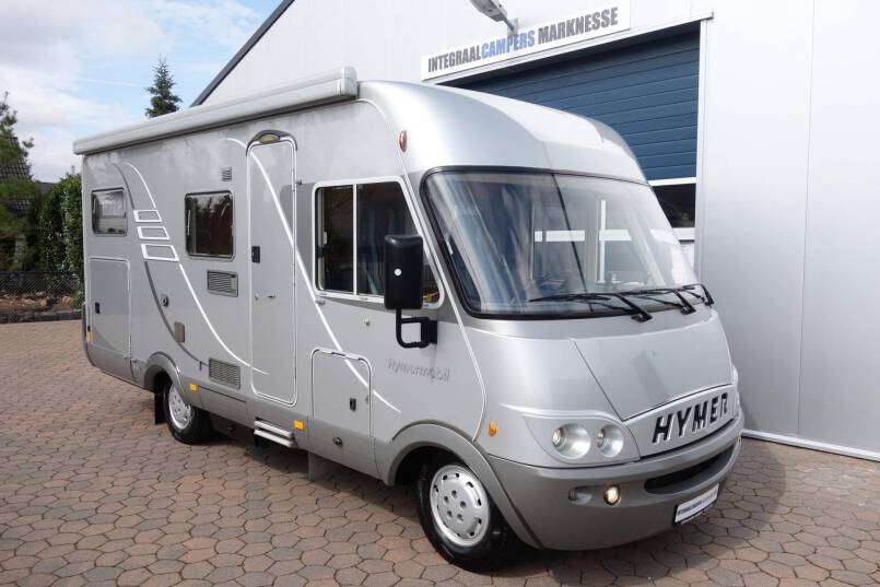 Hymer B 514 G Elegance zilver, compacte 4 pers. camper met HPC levelsysteem 5