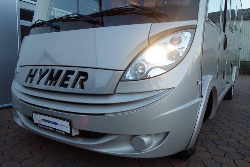 Hymer B 678 3.0 jet 157 pk Champagne, 2 aparte bedden, garage, vol optie 5