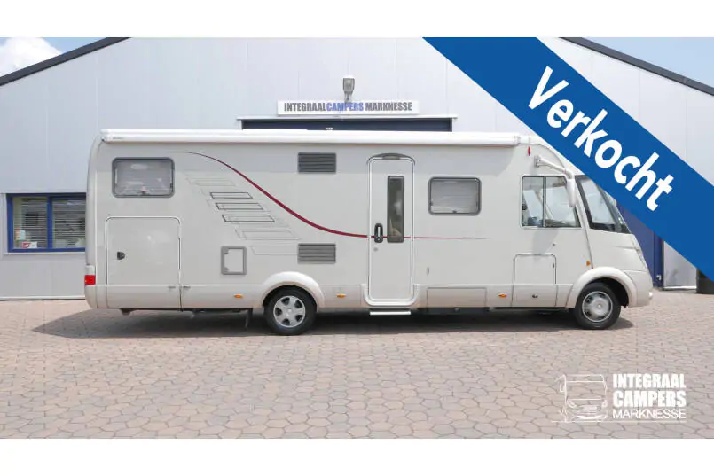Hymer S 800 3.0 V6 AUTOMAAT, Champagne metallic, grote garage 0