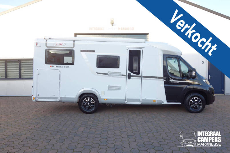 LMC Breezer V646G Black Line 2 aparte bedden met garage 0