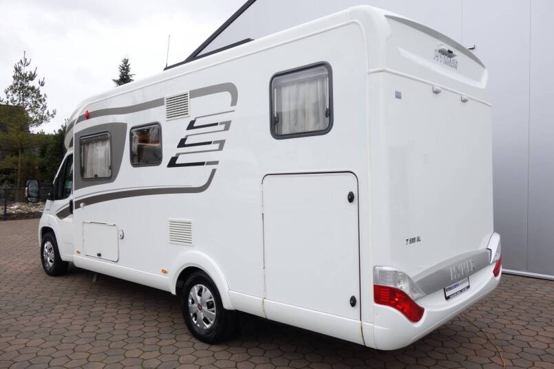 Hymer T 588 SL 150 pk, enkele bedden, hoekkeuken, garage 5