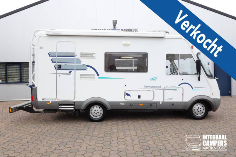 Hymer B 584 compacte 3 pers. met een ruime barzit indeling 0