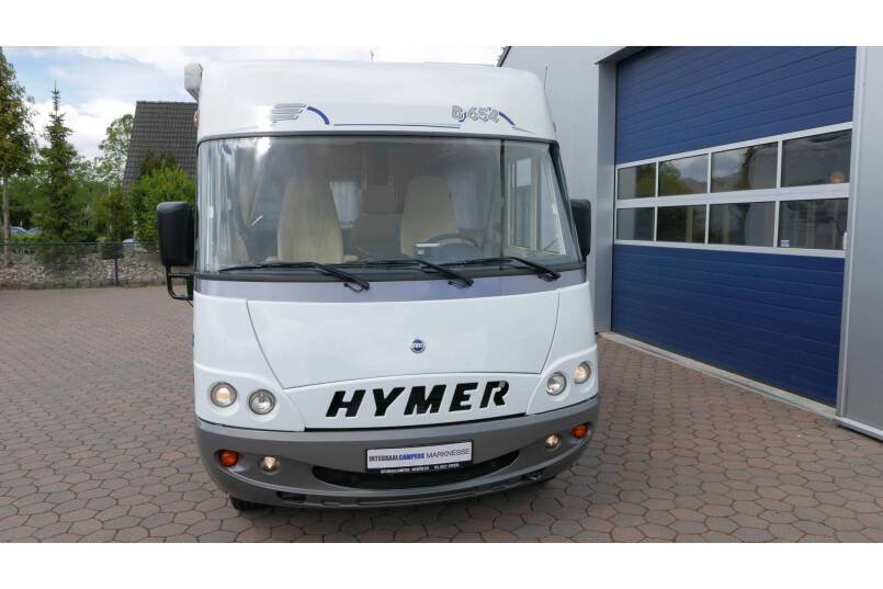 Hymer B 654 AUTOMAAT, Frans bed, bovenkastjes, airco 1