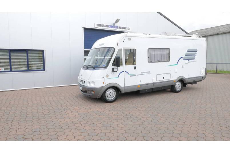 Hymer B 654 AUTOMAAT, Frans bed, bovenkastjes, airco 42