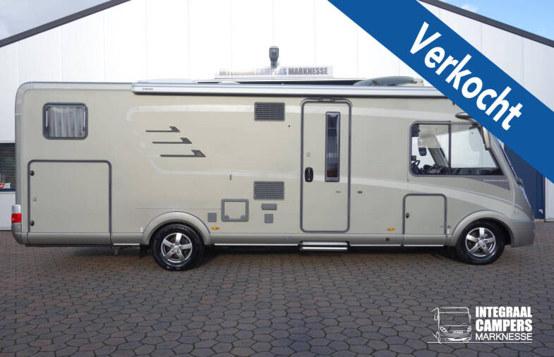 Hymer B 704 PL 3.0 177 pk PremiumLine, Serra Grijs, 2 aparte bedden