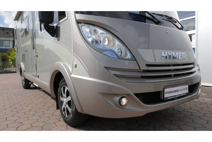 Hymer Exsis I 588 AUTOMAAT, 150 pk, Serra Grijs, compact met 2 aparte bedden 7