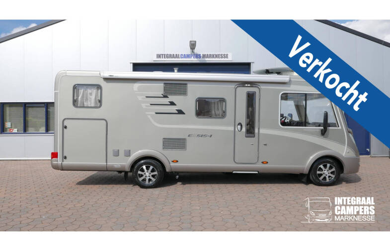 Hymer Exsis I 588 AUTOMAAT, 150 pk, Serra Grijs, compact met 2 aparte bedden