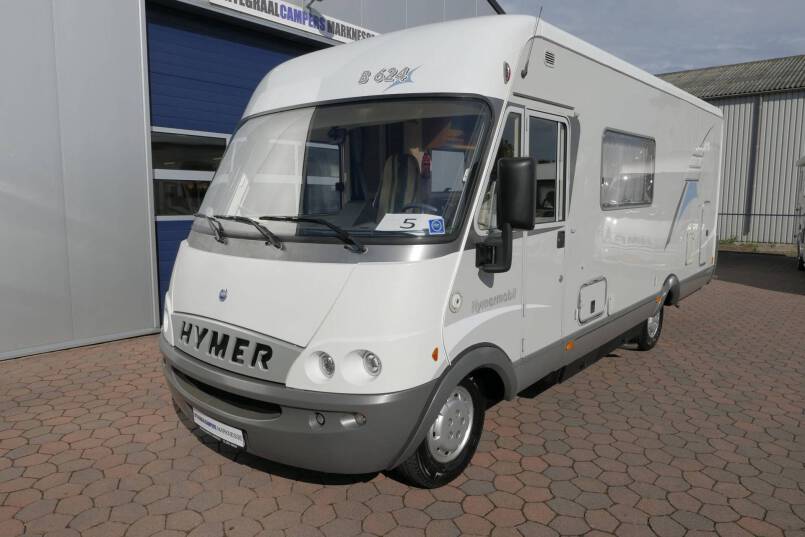 Hymer B 624 G L-zit, garage, zeldzame uitvoering 6