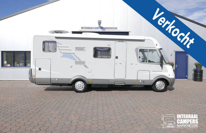 Hymer B 624 G L-zit, garage, zeldzame uitvoering