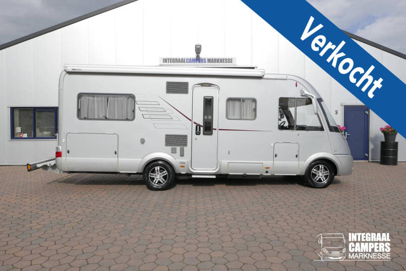 Hymer B 654 SL Elegance Zilver Hymer  B 654 SL  Elegance Zilver lang, luchtvering, 5 x solar, vol optie 0