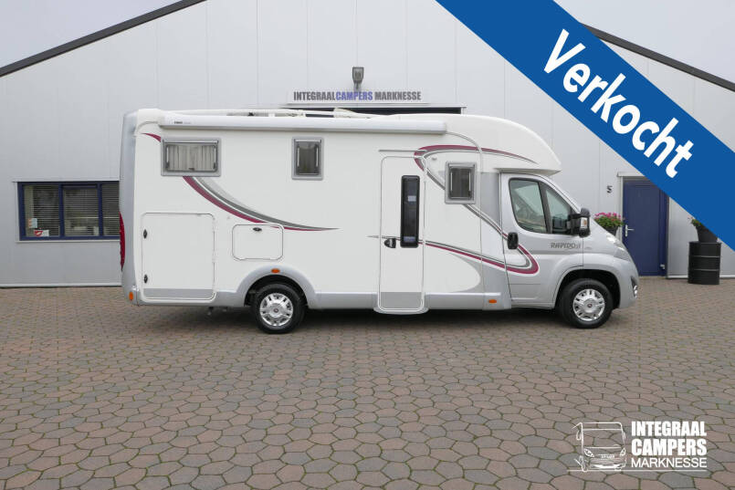 Rapido 766 DF 2 aparte bedden, grote garage 0