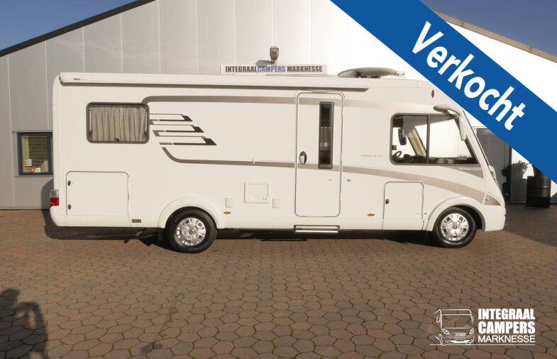 Hymer B 588 PremiumLine UNIEK bovenkastjes en lage bedden