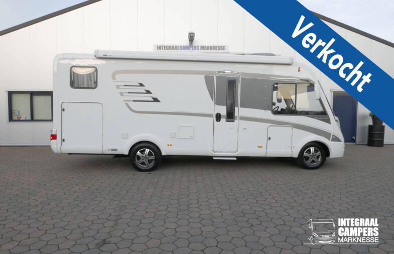 Hymer  B 588  180 pk, 2 aparte bedden, garage