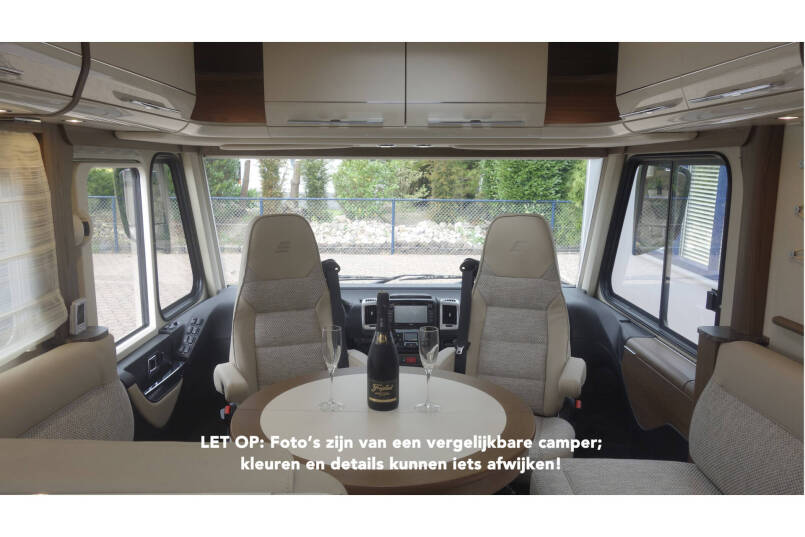 Hymer  B-SL 704 SupremeLine Crystal Silver Hymer   B-SL 704 SupremeLine Crystal Silver 9G AUTOMAAT, bovenkastjes cabine, Al-de verwarming 7