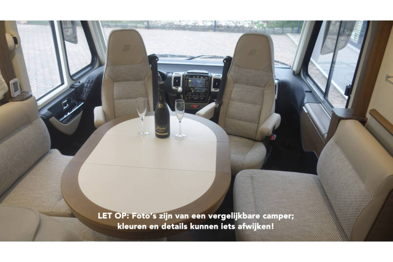 Hymer  B-SL 704 SupremeLine Crystal Silver Hymer   B-SL 704 SupremeLine Crystal Silver 9G AUTOMAAT, bovenkastjes cabine, Al-de verwarming 8