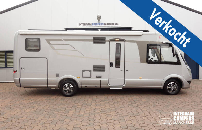 Hymer  B-SL 704 SupremeLine Crystal Silver Hymer   B-SL 704 SupremeLine Crystal Silver 9G AUTOMAAT, bovenkastjes cabine, Al-de verwarming