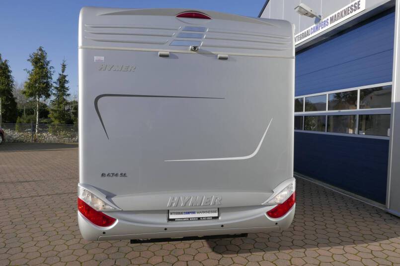 Hymer B 674 SL Élégance Zilver Hymer  B 674 SL Élégance Zilver  3.0 AUTOMAAT, enkele bedden 3