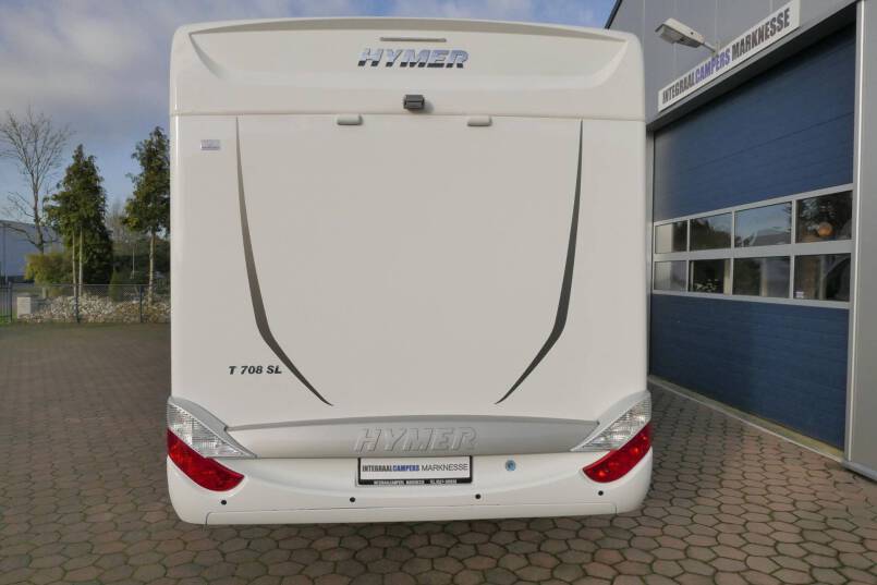 Hymer T 708 SL Queensbed, 180 PK AUTOMAAT, levelsysteem 3