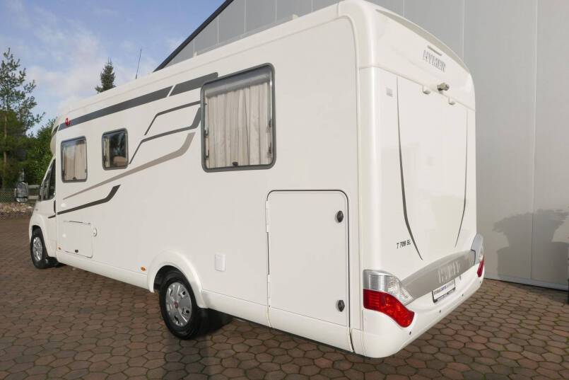 Hymer T 708 SL Queensbed, 180 PK AUTOMAAT, levelsysteem 5