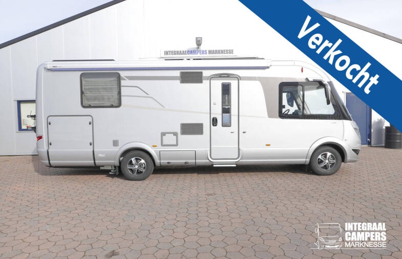 Hymer B-SL 708 SupremeLine Crystal-zilver 180 pk AUTOMAAT, Queensbed, levelsysteem