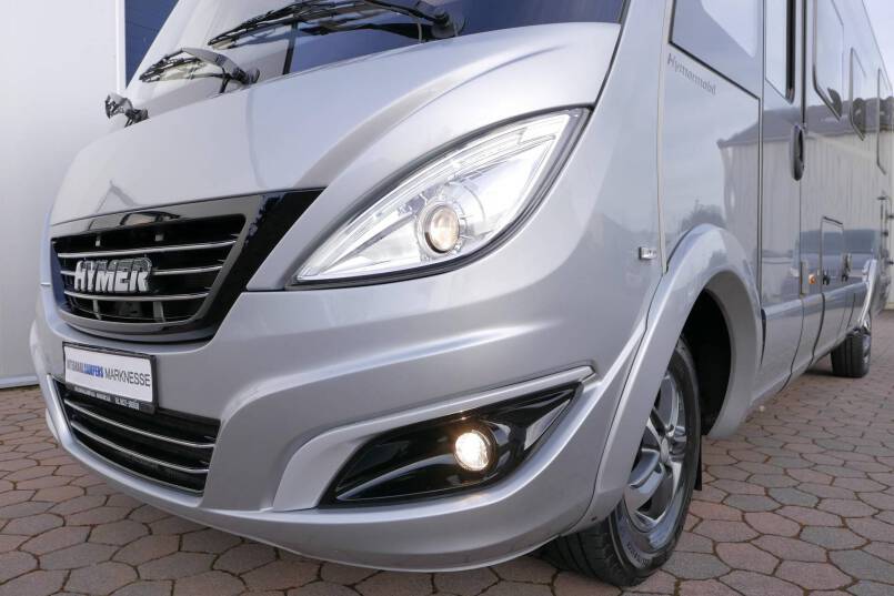 Hymer B-SL 708 SupremeLine Crystal Zilver AUTOMAAT, Queensbed, AL-DE 9