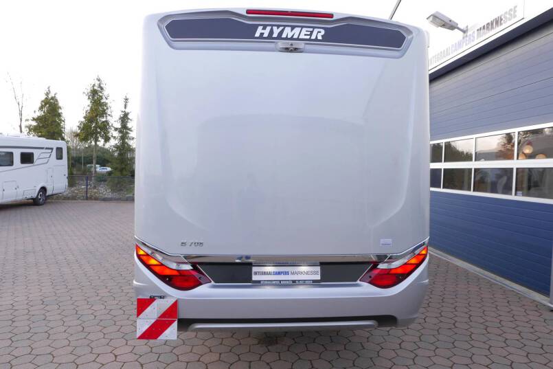 Hymer B-SL 708 SupremeLine Crystal Zilver AUTOMAAT, Queensbed, AL-DE 3
