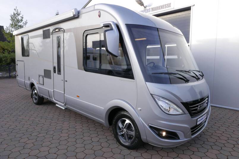 Hymer B-SL 708 SupremeLine Crystal Zilver AUTOMAAT, Queensbed, AL-DE 4