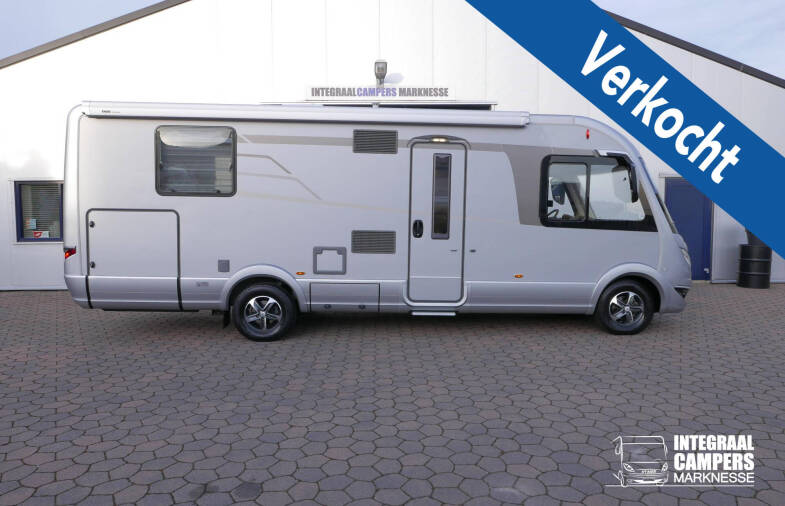 Hymer B-SL 708 SupremeLine Crystal Zilver AUTOMAAT, Queensbed, AL-DE