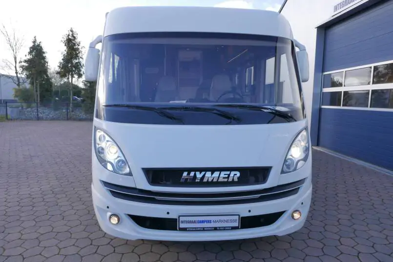 Hymer  B 598 PremiumLine  180 pk AUTOMAAT, bovenkastjes, Queensbed, levelsysteem 1