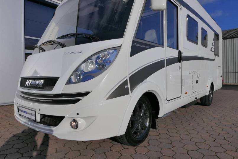 Hymer B 598 PremiumLine Hymer  B 598 PremiumLine  180 pk AUTOMAAT, bovenkastjes, Queensbed, levelsysteem 8