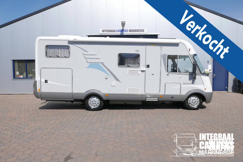 Hymer B 674 G AUTOMAAT, enkele bedden, E&P LEVELSYSTEEM, AIRCO 0