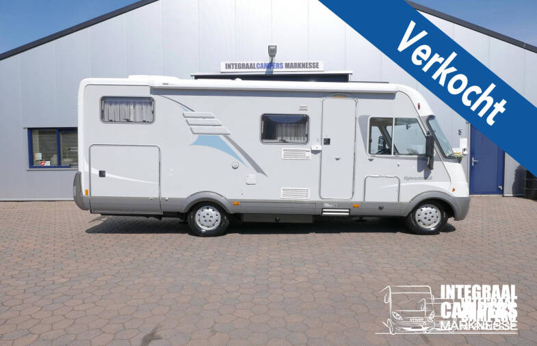 Hymer B 674 G AUTOMAAT, enkele bedden, E&P LEVELSYSTEEM, AIRCO