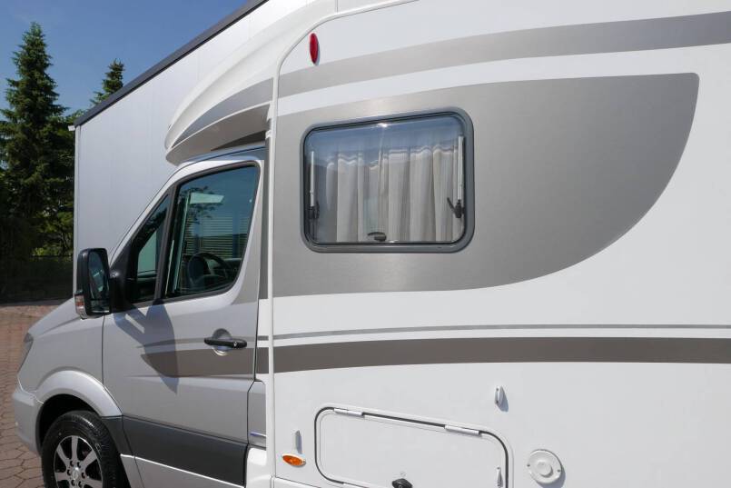 Hymer ML-T 580 Hymer  ML-T 580 AUTOMAAT Mercedes-Benz, enkele bedden, luchtvering 17