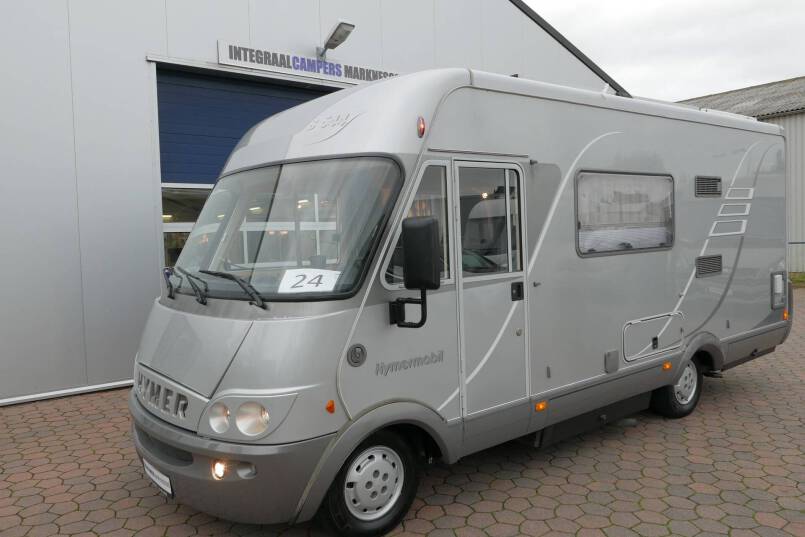 Hymer B 544 Élégance zilver 2 X AIRCO, automatische schotel 35