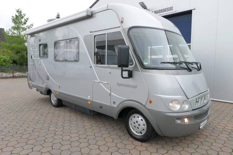 Hymer B 544 Élégance zilver 2 X AIRCO, automatische schotel 4