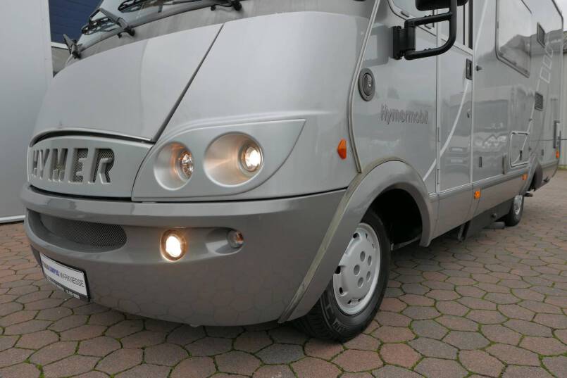 Hymer B 544 Élégance zilver 2 X AIRCO, automatische schotel 8
