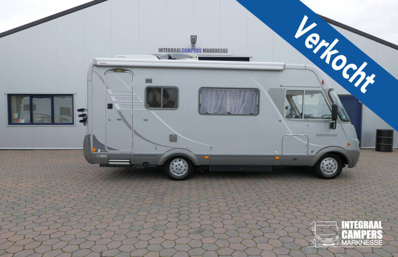 Hymer B 544 Élégance zilver 2 X AIRCO, automatische schotel