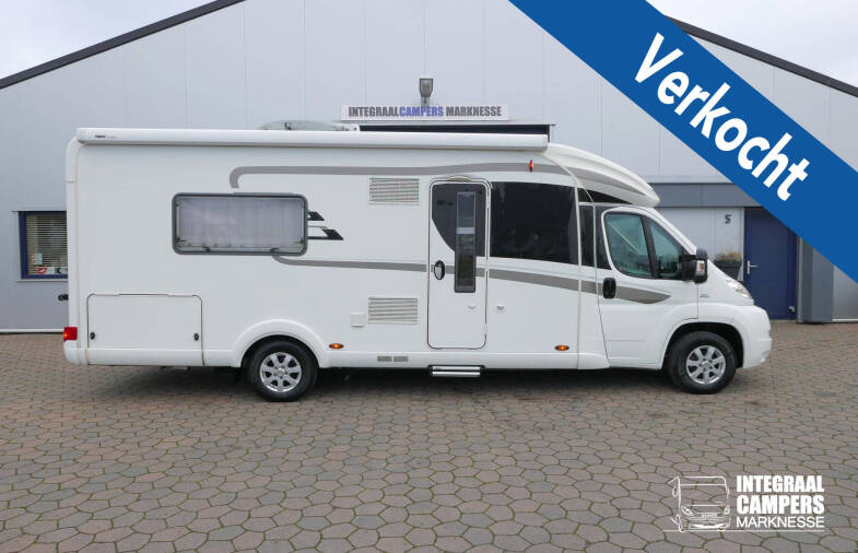 Hymer T 668 CL 160 pk, 2 enkele bedden, hefbed, ruime indeling