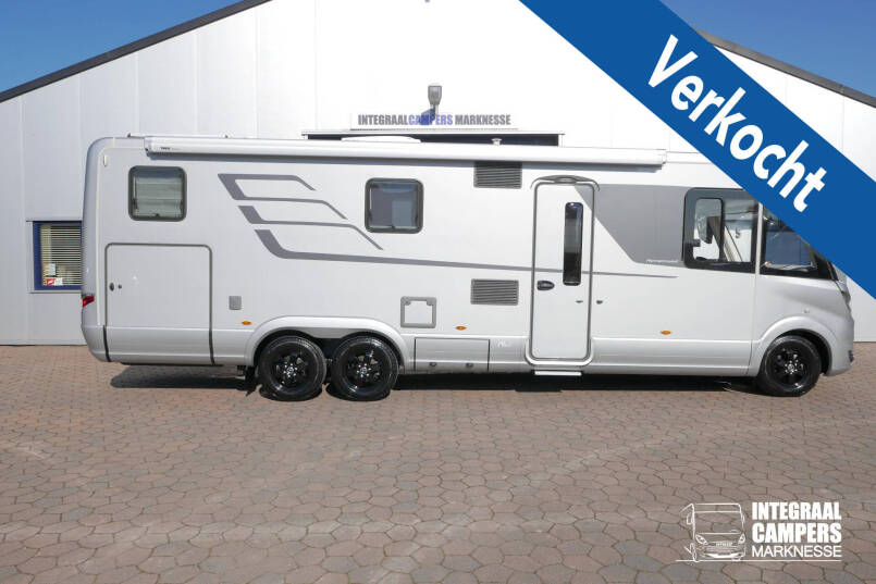 Hymer B ML-I 880 MasterLine Crystal zilver. 5 persoons, levelsysteem, airco, solar 0