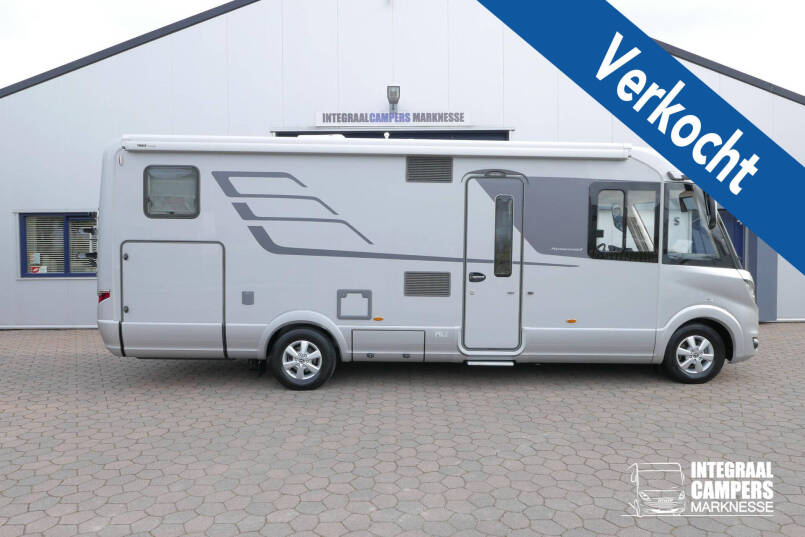 Hymer B ML-I 780 Crystal zilver 177 PK AUTOMAAT, LEVELSYSTEEM, airco, omvormer. 0